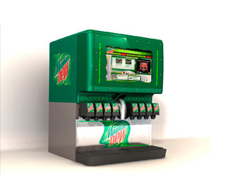 prototype of a liquid dispensing machine engineered by Tandem Technologies, LLC