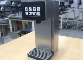 prototype of a liquid dispensing machine engineered by Tandem Technologies, LLC